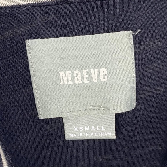 Anthropologie Maeve Moka Striped Dress XS - Picture 7 of 10